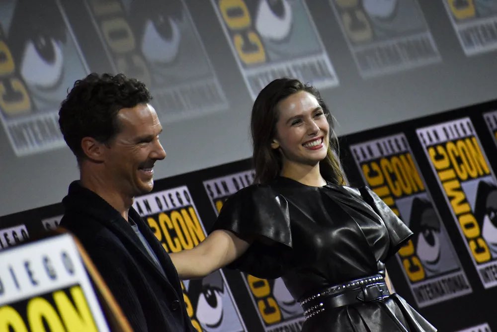 DrStrangeUpdate's tweet photo. #DoctorStrange2 stars Benedict Cumberbatch and Elizabeth Olsen have both received nominations at the 2022 #GoldenGlobes! https://t.co/7PkgACd5CG