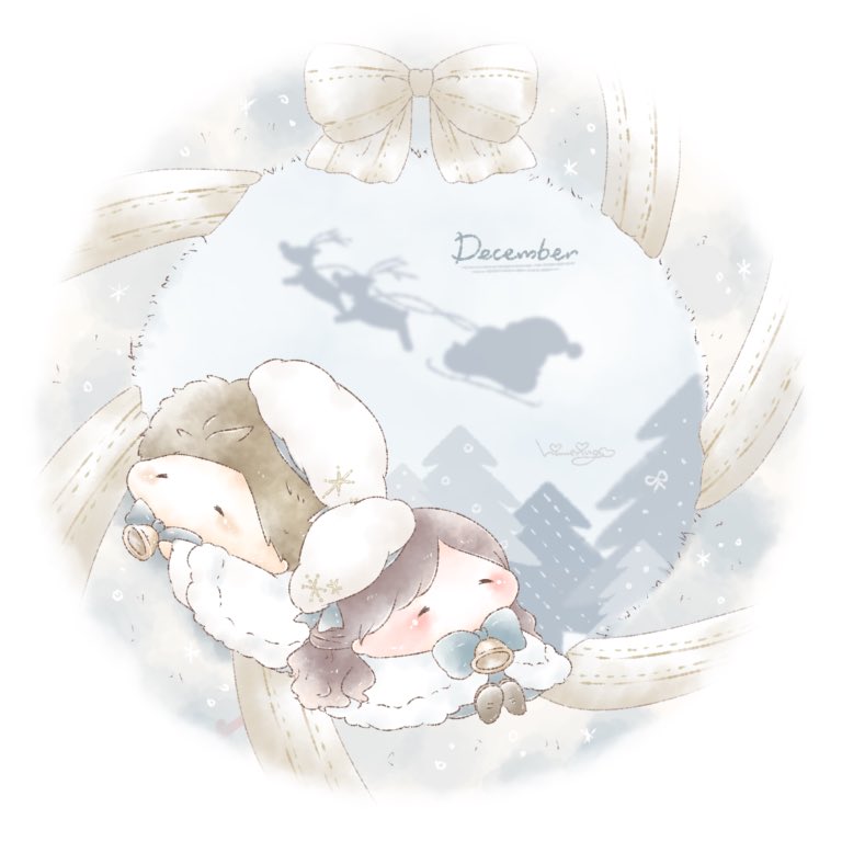 ひめりんご ほわほわな12月のイラスト ˊᵕˋ イラスト 絵描きさんと繋がりたい T Co L28nbywszp Twitter