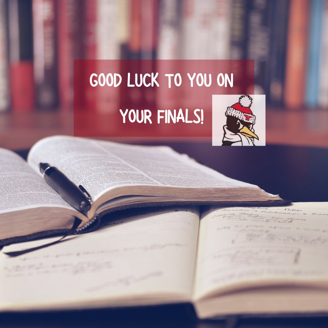 Finish off the semester strong!! Good luck! 👍