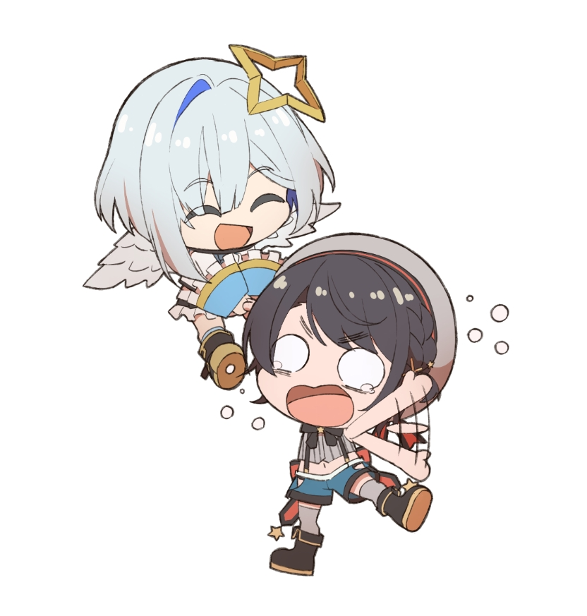 天音かなた ,大空スバル 「今回の奴でラバスト作ろかなって思ってる 」|☆新入り☆のイラスト