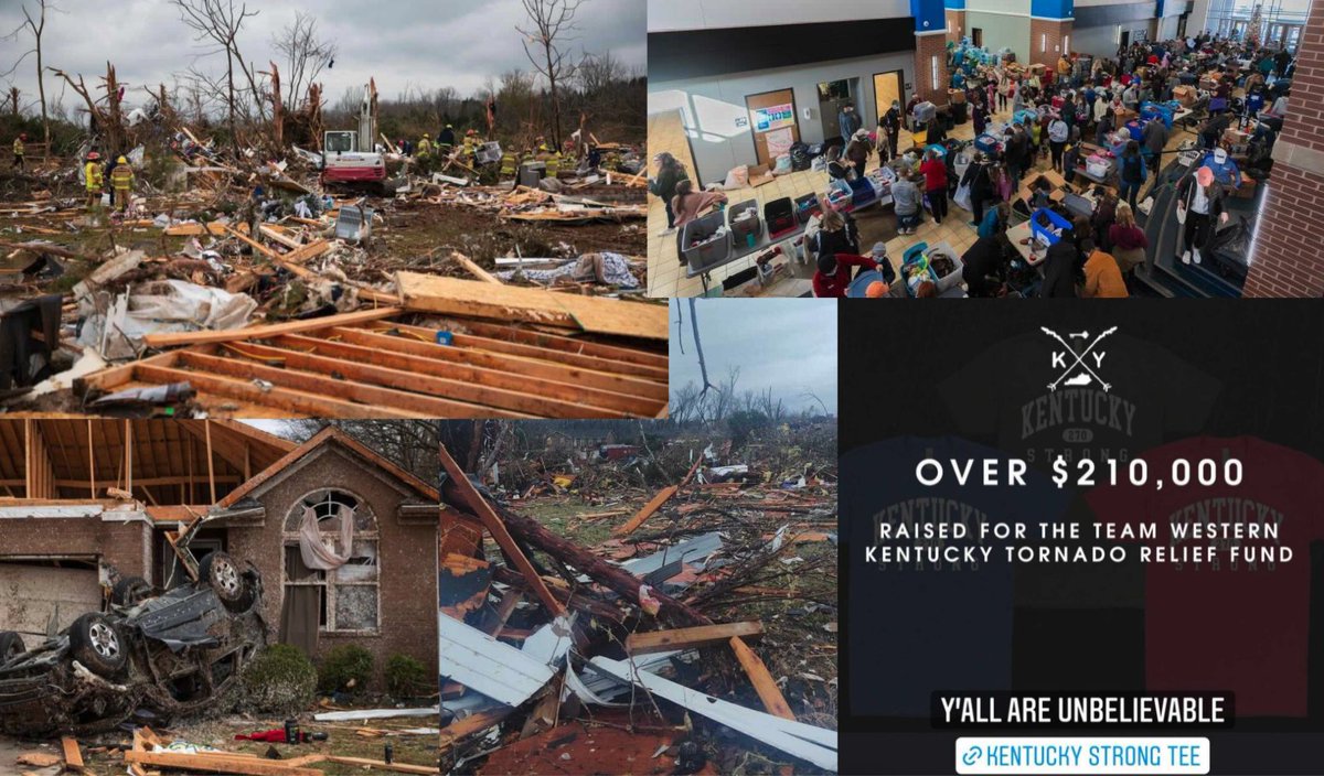 brich_x's tweet photo. Power of #Community
My hometown in #Kentucky was hit by the devastating tornados. I was quickly reminded how strong of a community is there, without prompt or obligation; people showed up to help, organize resources and come to the aid of their neighbor. #PeopleHelpingPeople. https://t.co/s9ZcltDPbZ