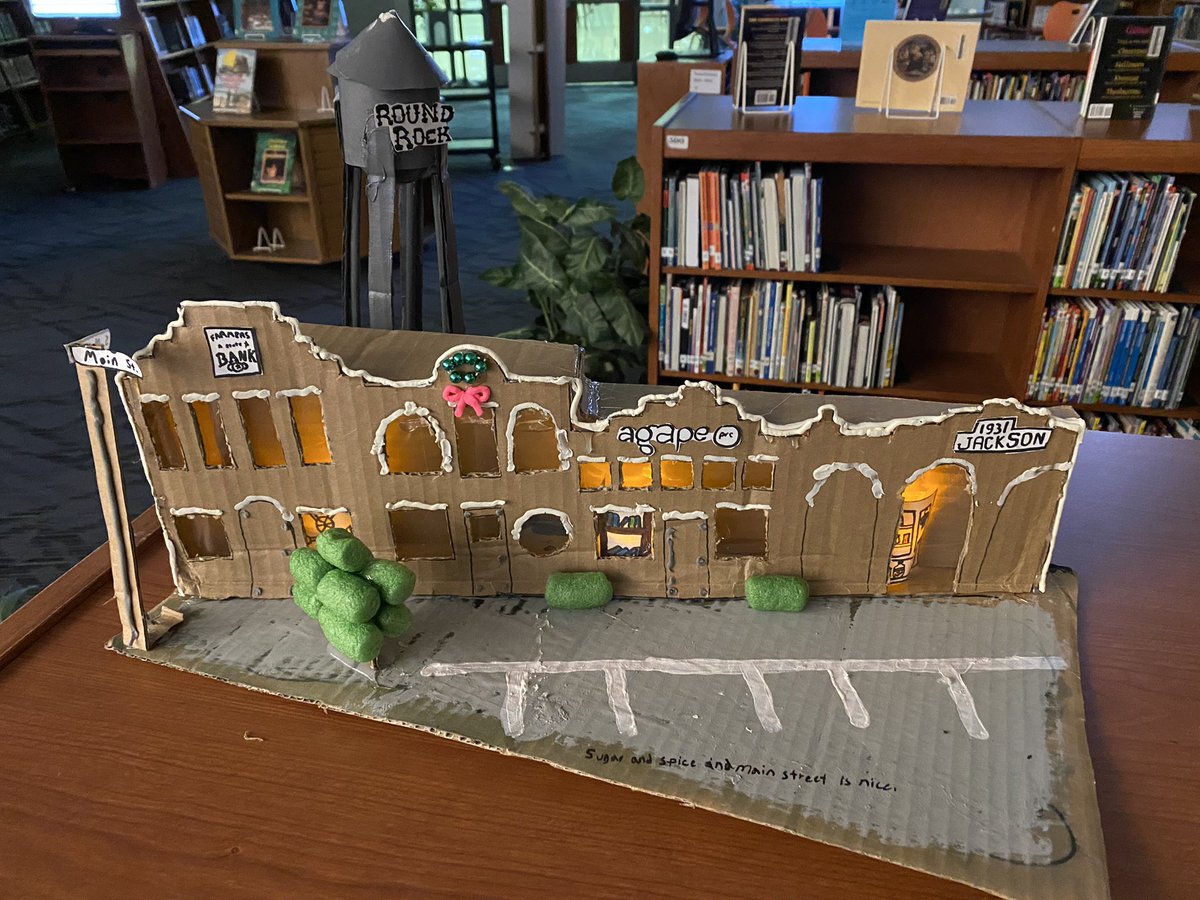 Hopewell Middle School Library (@lib_hwms) on Twitter photo One of our student entries for our “gingerbread” dwelling STEM challenge. “Sugar and Spice and Main Street is Nice” <a href="/roundrock/">City of Round Rock</a> <a href="/hms_principal1/">Lynda Garinger</a> <a href="/RoundRockISD/">Round Rock ISD</a> <a href="/LibrariesRRock/">RRISD Lib Services</a> #STEM #stemchallenge #librariesrrock One of our student entries for our “gingerbread” dwelling STEM challenge. “Sugar and Spice and Main Street is Nice” <a href="/roundrock/">City of Round Rock</a> <a href="/hms_principal1/">Lynda Garinger</a> <a href="/RoundRockISD/">Round Rock ISD</a> <a href="/LibrariesRRock/">RRISD Lib Services</a> #STEM #stemchallenge #librariesrrock