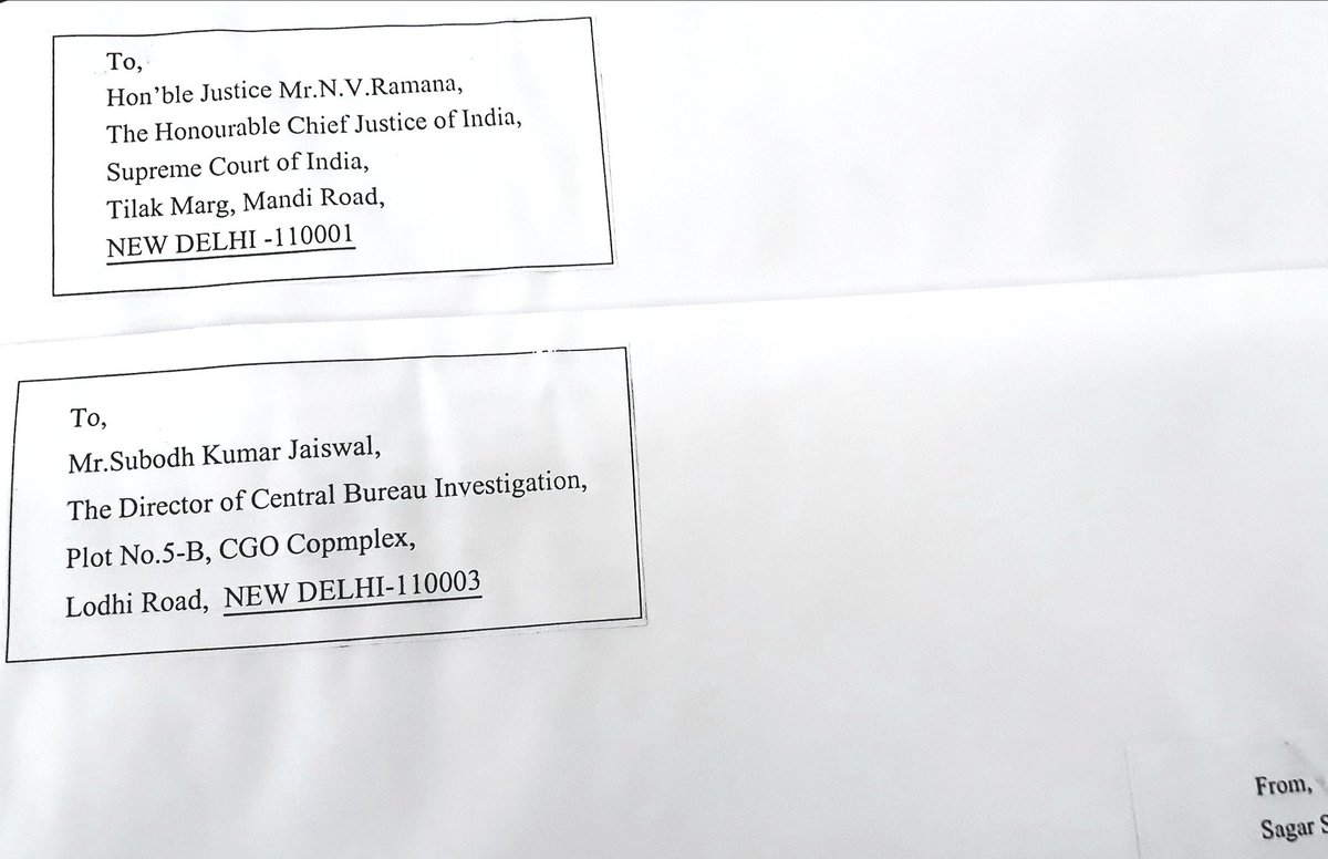 Saagar_S007's tweet photo. Send Letters To CJI 4 SSR
Today I have sent both letter
#JusticeForSushantSinghRajput
#JusticeForDishaSalian
@HMOIndia @PMOIndia

Yaadon Mein Sushant Aur Maa https://t.co/J7w4yCsKDe