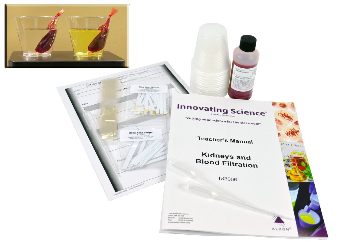 Aldonchem's tweet photo. Kidneys and Blood Filtration Kit
Kit for understanding role of kidney in blood filtration and waste removal
Create artificial kidney model to filter simulated blood for determining if filtration has occurred
#innovatingscience #lifescience #stem https://t.co/GJFdlrTKKS