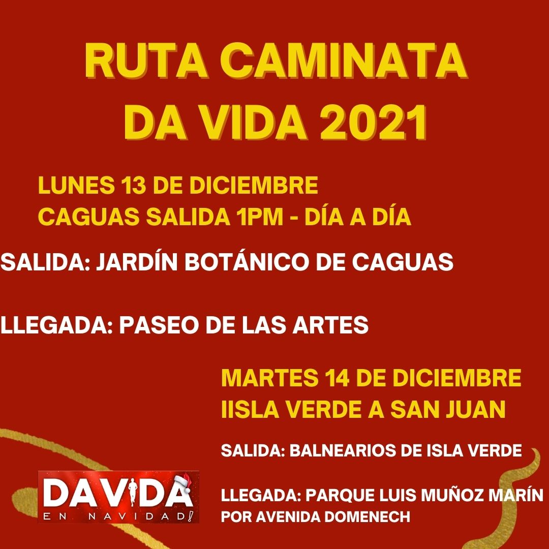 ¡Hoy comineza la caminata Da Vida! <a href="/raymondarrieta/">Raymond Arrieta</a> 
A la 1:00pm partimos desde el @jardincaguas.
👉🏻¿cómo donar?
•Deposita en la cuenta #8852002709 (First Bank)
•ATH Móvil al 787-504-4454
•Entra a ligacancerpr.org/donar/
•Consigue tu camisa en @tiendasmesalve 
💚🚶🏻‍♂️👟