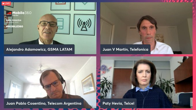 GSMALAC's tweet photo. ✨ Highlights de #Mobile360 #LatinAmerica ✨
🚀 En 'Habilitando la #EvoluciónDigital', @AleAdamowicz invitó a referentes de @Telcel, #TelecomAr y @Telefonica a discutir el rol de la industria móvil en el escenario post-pandemia.
📺 Vuelvan a verlo: https://t.co/2TeltanytL. https://t.co/gw0q14KOHI