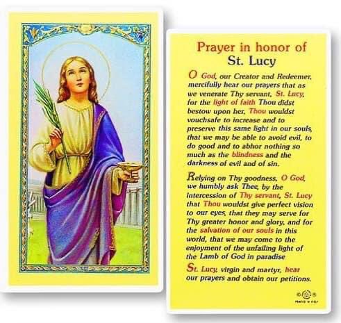 StDavidsMaple's tweet photo. Feastday: Dec 13
"St. Lucy tells us that life is made to be given... Every person is a gift, he or she is a precious gift!"
🙏
#PopeFrancis #memorial #lucy #saintlucy #stlucy #saintlucysday #stlucysday #stdavidsparishmaple https://t.co/1FRl9wgxEz