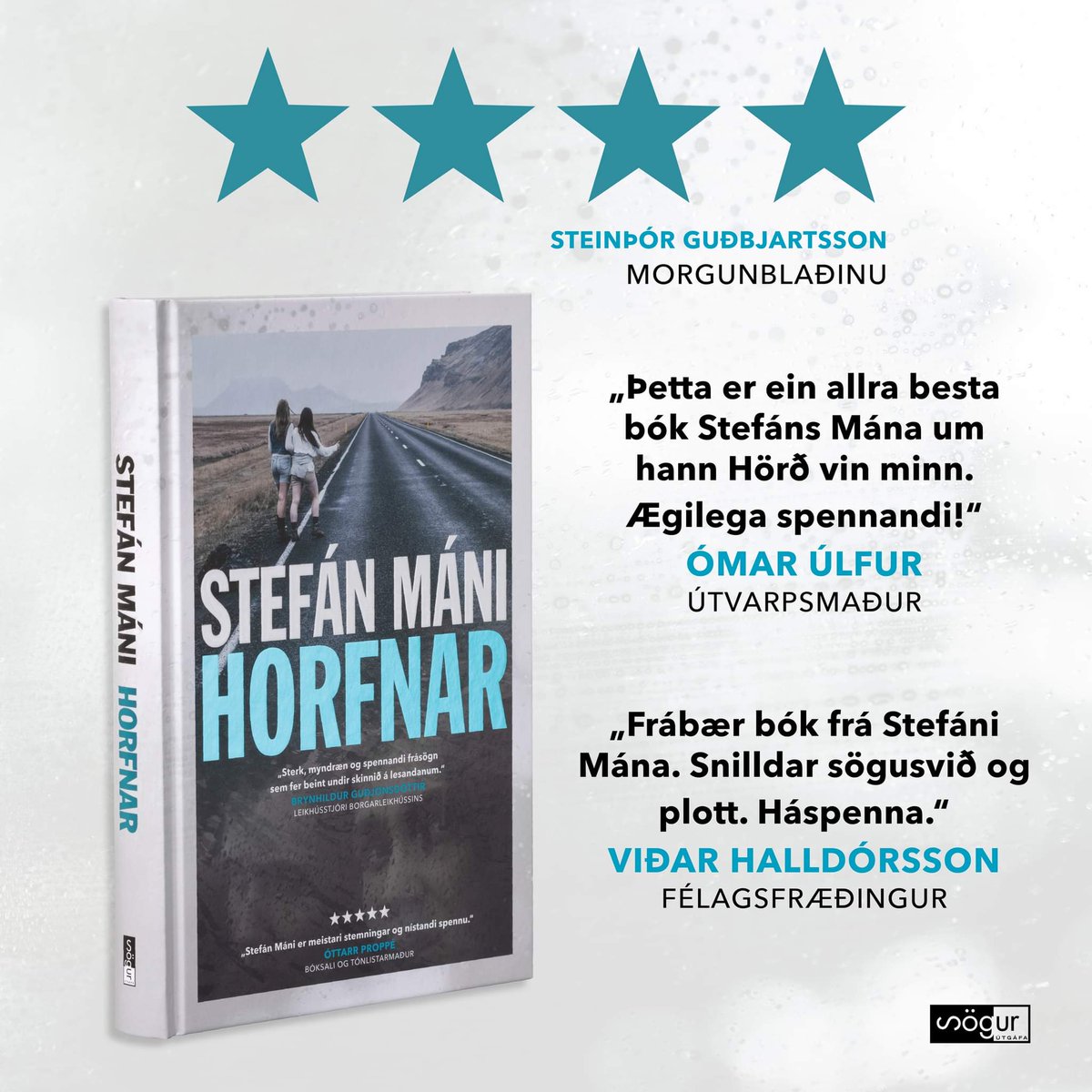 Langar þig að eignast Horfnar? Ég er kominn í jólaskap og ætla að gefa tvö eintök, árituð eftir ósk vinningshafana. Retweet, og þú ert kominn í pottinn. Dregið úr nöfnum þeirra sem Retweeta eftir næstu helgi ❤🌲
