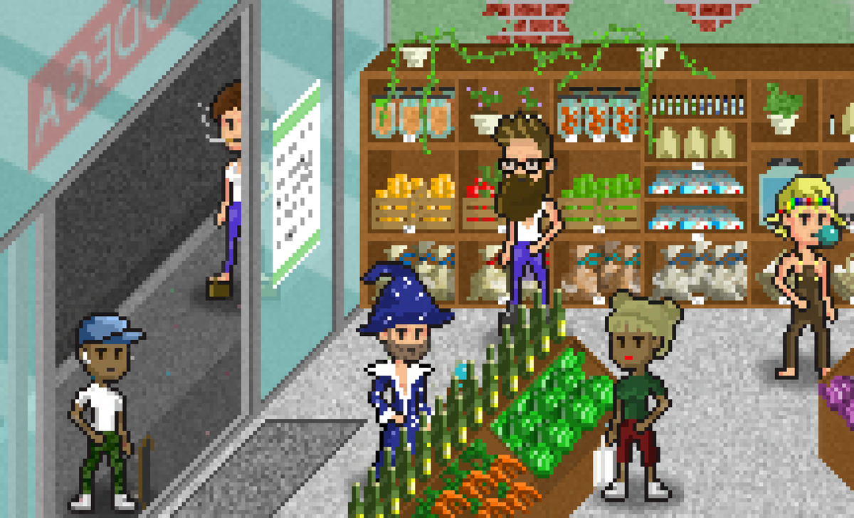 HumansNft's tweet photo. tfw wen you hit up the bodega for a snack and run into all your frens...
#nft #pixelart #nftcollectors #humansofnft https://t.co/BjrzKuN9sK