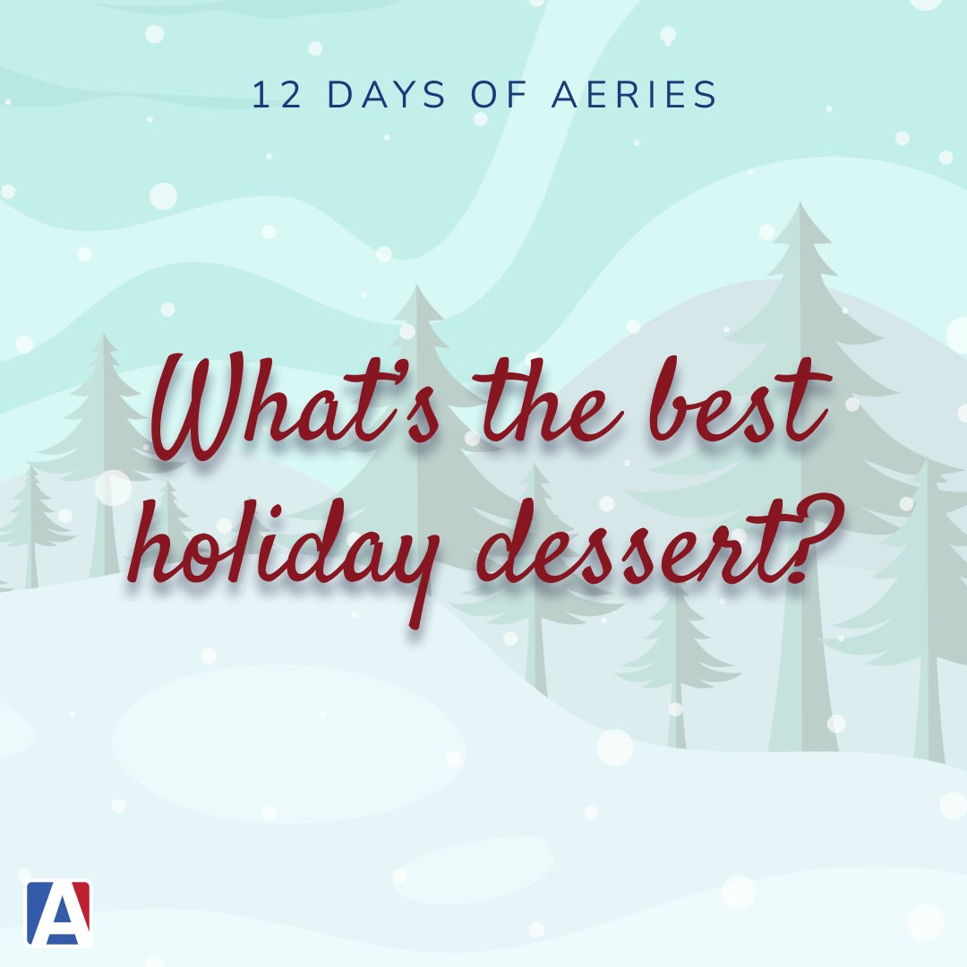 AeriesSIS's tweet photo. Happy last Monday of the #12DaysofAeries! Are we feeling cheesecake? Crème brulee? Chocolate cookies? Be sure to follow our account and reply with your answer for a chance to win a $50 Target gift card! Don't forget to connect with us on Facebook tomorrow! https://t.co/fr00xE1wDE https://t.co/h9SeNJjAvN