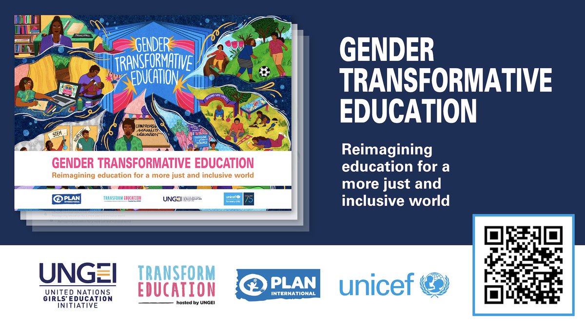 JUST LAUNCHED! 

The Gender Transformative Education brief:
A roadmap for reimagining education - empowering children and youth to shape a more gender-just, climate-just and socially-just planet. 

Read it here: ungei.org/publication/gt… 

<a href="/PlanGlobal/">Plan International</a> <a href="/UNGEI/">UN Girls' Education Initiative</a> <a href="/UNICEF/">UNICEF</a> @CanadaExpo2020