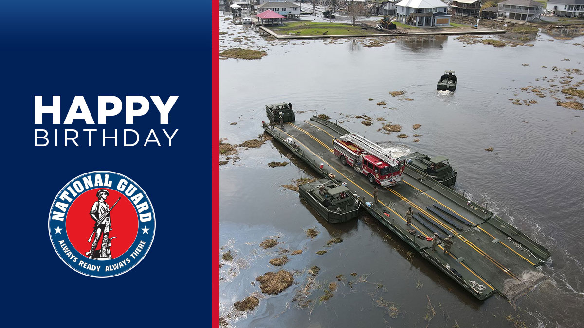 #HappyBirthday to the U.S. National Guard! Established in 1636, the <a href="/USNationalGuard/">National Guard</a> is the oldest #military organization in America.