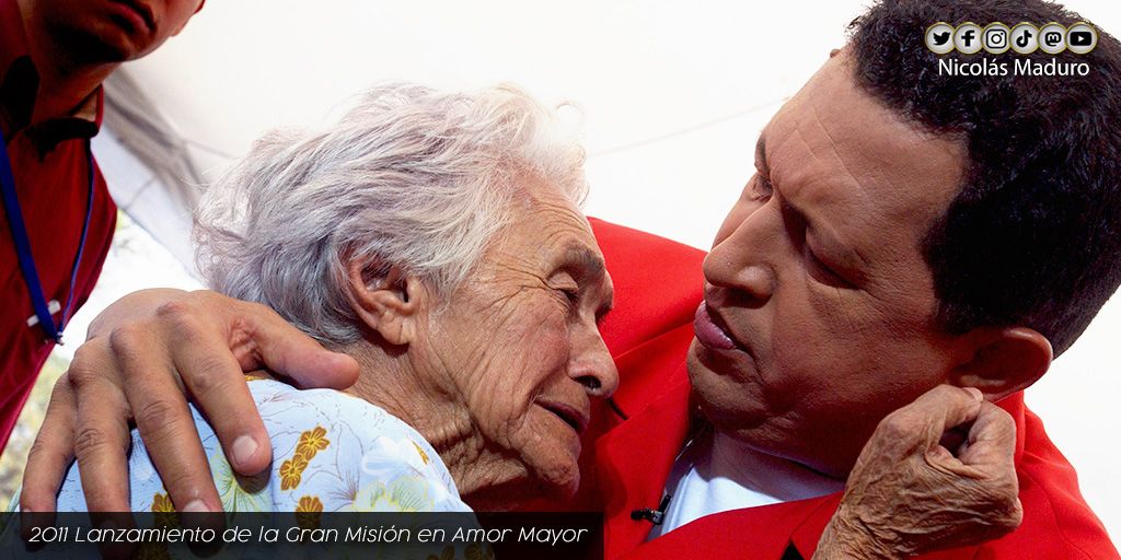 La Gran Misión en Amor Mayor cumple 10 años protegiendo y reivindicando la lucha de nuestros adultos mayores. Como fiel defensor del legado del Comandante Chávez, no descansaré hasta recuperar el estado de bienestar de los abuelos y abuelas, vulnerado por el bloqueo criminal.