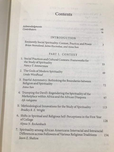 BrianSteensland's tweet photo. OUT NOW: Delighted to unbox our new edited book on spirituality. It was a pleasure to work with @jlkucinskas and @anna__sun and our stellar roster of contributors. Brief thread 👇👇 https://t.co/l3O0vX5Hhf
