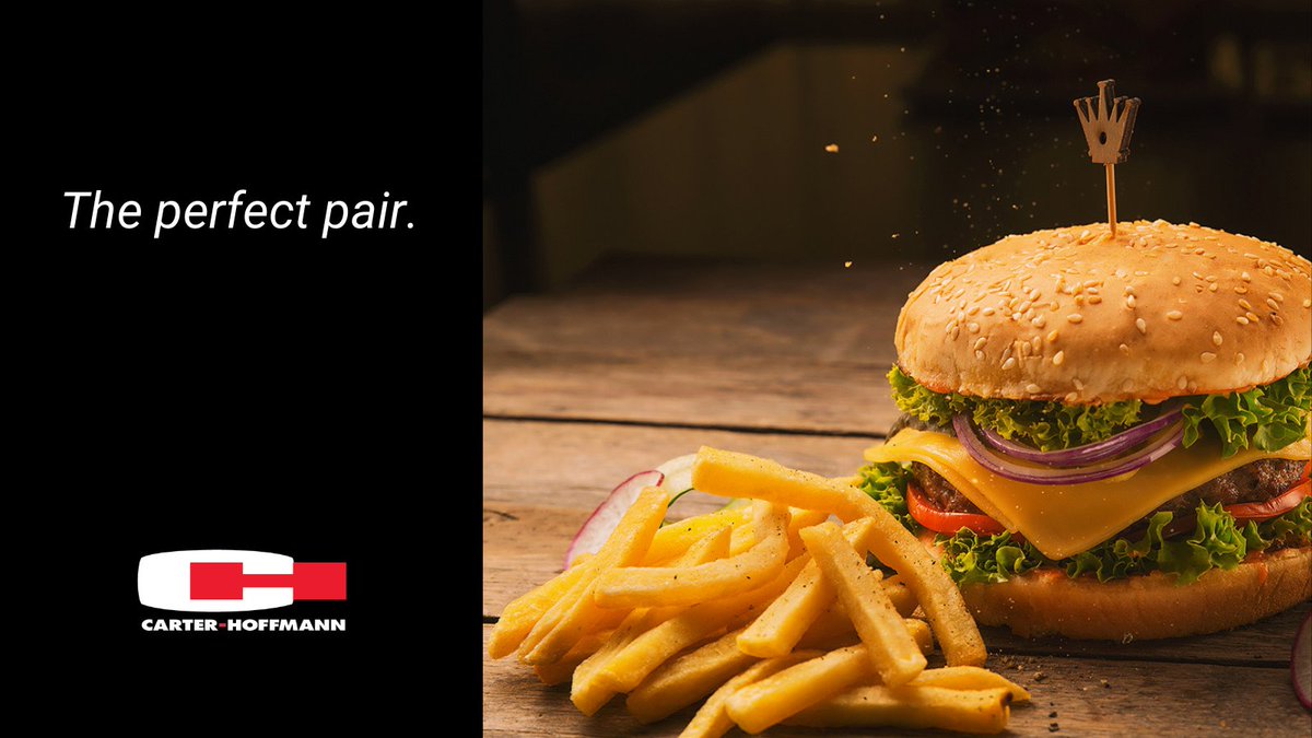 CarterHoffmann's tweet photo. Make it a combo and add fresh #frenchfries to your burger! Keep them warm with a Crisp 'N Hold. They'll stay fresh 4X longer than with heat lamps!  Learn more: https://t.co/zQPN1PajbE #qsr #restaurantequipment #friedfood #carterhoffmann https://t.co/nSUaeZSpoQ