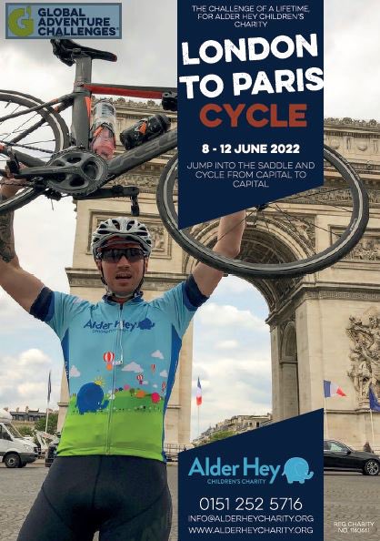 Tomorrow we are holding another virtual information evening for our London to Paris cycling challenge. A great opportunity to see what’s involved and ask any questions. Send me a message with your email address to receive the invite.

Tuesday 13th September
7pm
Zoom