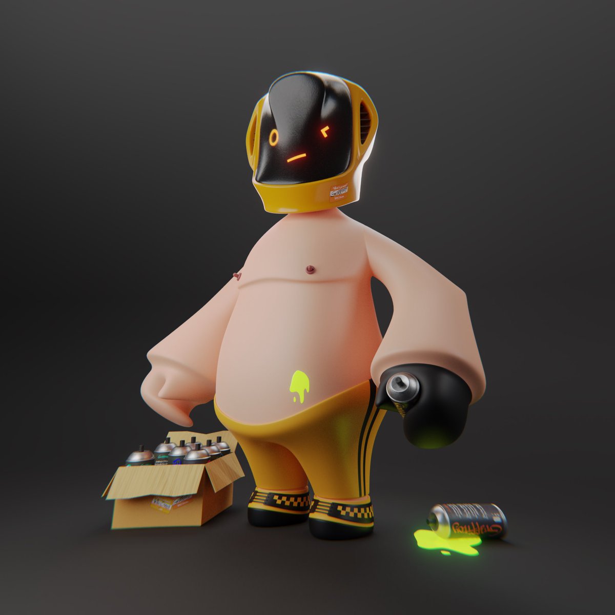 Graffitoyz's tweet photo. Graffitoyz on #Cryptocom 

Graffitoyz is a collection of unique 3D characters.

Done all manually 🍼💨
https://t.co/QDUIOMh21S

#cryptocomnft #NFTCommunity #NFTTHAILAND #NFTdrops #nftcollectors #nft https://t.co/DBg9QUir5s