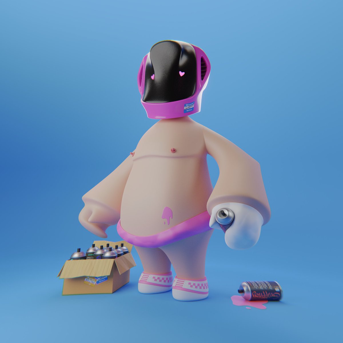 Graffitoyz's tweet photo. Graffitoyz on #Cryptocom 

Graffitoyz is a collection of unique 3D characters.

Done all manually 🍼💨
https://t.co/QDUIOMh21S

#cryptocomnft #NFTCommunity #NFTTHAILAND #NFTdrops #nftcollectors #nft https://t.co/DBg9QUir5s