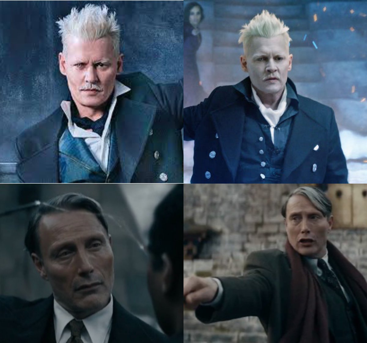 Since #SecretsOfDumbledore is trending....

There's only one Grindlewald and that is Johnny Depp...

These pictures prove the HUGE mistake <a href="/warnerbros/">Warner Bros.</a> have made...