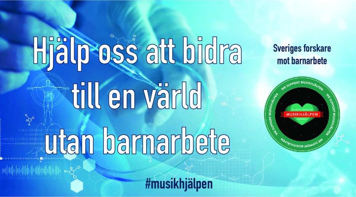 Lystring alla Sveriges forskare!

Hjälp oss och Musikhjälpen att bidra till en värld utan barnarbete. Tillsammans kan vi göra stor skillnad! 

Lämna ditt bidrag här: bossan.musikhjalpen.se/sveriges-forsk…

Please RT!

#musikhjälpen #mh21 #sverigesforskaremotbarnarbete
