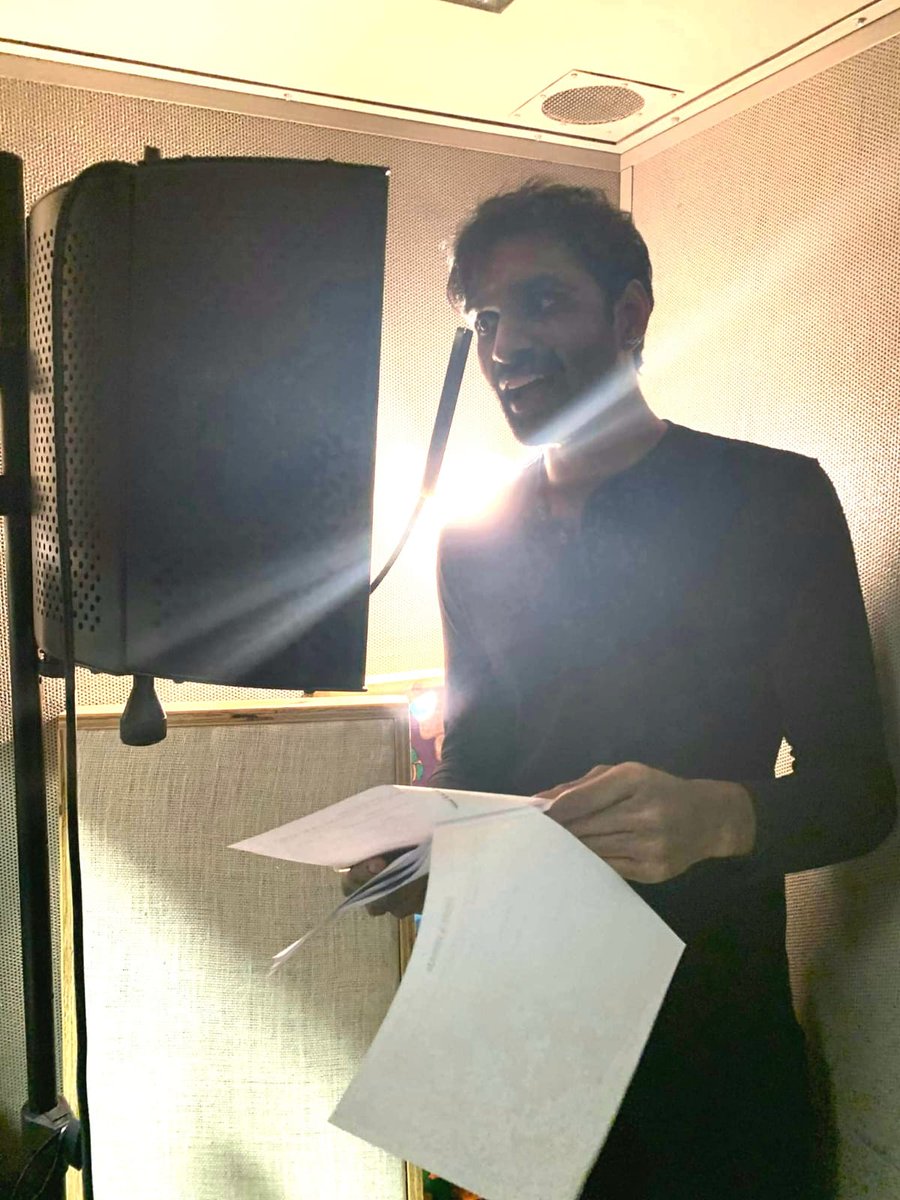 durkhaima's tweet image. an amazing time yesterday recording voiceovers for the next .@powerofpriya project with .@rattapallax .@veroneando .@diptimehta .@hotvickkrishna and little Amaya.  Especially rewarding to see the lines I wrote come to life.