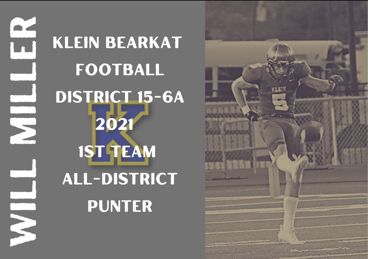 BearkatFB's tweet photo. #5 Will Miller, Congratulations! @willmiller_11 @coach_hallmark https://t.co/94PTVD2gdK