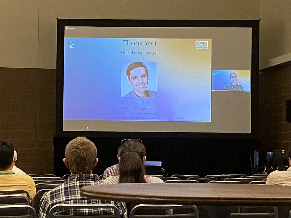 Really enjoyed <a href="/AnirudhKoul/">Anirudh Koul</a>’s #agu2021 talk on self-supervised learning on #earthobservation datasets. <a href="/SpaceMLorg/">SpaceML</a>