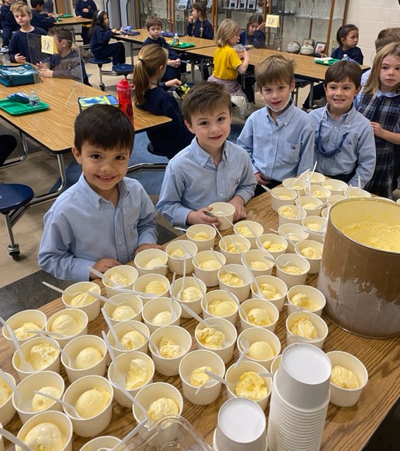QASchool's tweet photo. QA celebrated the 3rd week of Advent-JOY with a special ice cream treat to thank our students for their perseverance over the last two years. #empowerstudents https://t.co/91LeRE2wRy