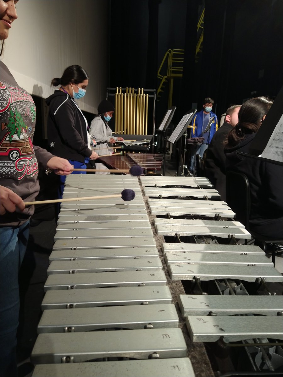 Last practice before our winter concert today! Come out and support. 5:30pm Milby Auditorium!!