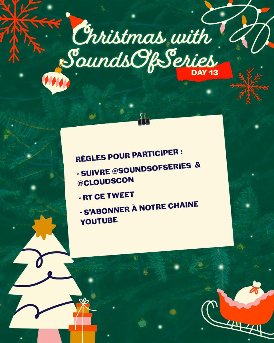SoundsOfSeries's tweet photo. #CHRISTMASWITHSOS - DAY 13
Win an autograph of Mikael Mittelstadt at the 'CAC On Stage' by Clouds Con.
To enter:
▪️ RT this tweet
▪️ Follow @SoundsOfSeries & @CloudsCon
▪️ Subscribe to our youtube channel: https://t.co/YogxpMoT0l https://t.co/WaXGta46mg