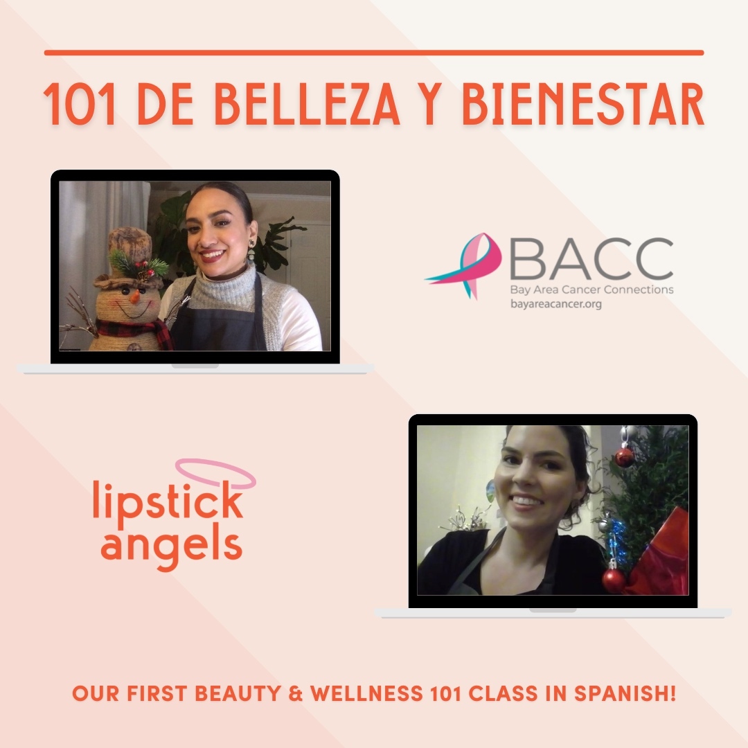 Lipstick Angels (@lipstickangels) on Twitter photo Last week was our very 1st virtual class in Spanish at <a href="/bayareacancer/">Bay Area Cancer</a>! As a translation of our Beauty & Wellness 101 class, 101 de Belleza Y Bienestar was an instant hit! We are so grateful to reach even more cancer patients with this new class and can’t wait for the next one!❤️ Last week was our very 1st virtual class in Spanish at <a href="/bayareacancer/">Bay Area Cancer</a>! As a translation of our Beauty & Wellness 101 class, 101 de Belleza Y Bienestar was an instant hit! We are so grateful to reach even more cancer patients with this new class and can’t wait for the next one!❤️