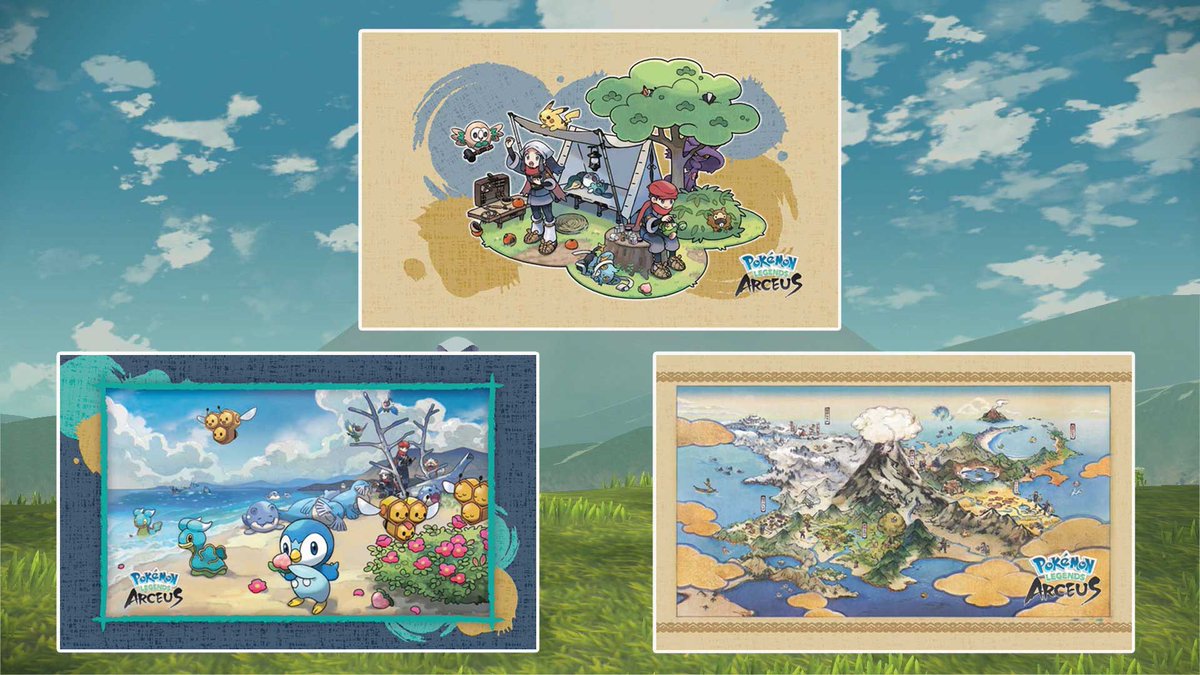 Experience a new action RPG adventure on 1/28/2022. Pre-order and purchase the Pokmon Legends: Arceus game and get a FREE Art Card Set! https://t.co/dsMcV1qk5M Experience a new action RPG adventure on 1/28/2022. Pre-order and purchase the Pokmon Legends: Arceus game and get a FREE Art Card Set! https://t.co/dsMcV1qk5M
