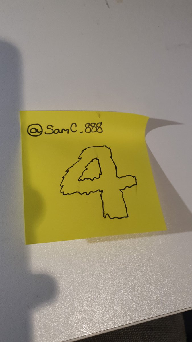 SamC_888's tweet photo. @100PostItNotes https://t.co/RACkmIuToe
