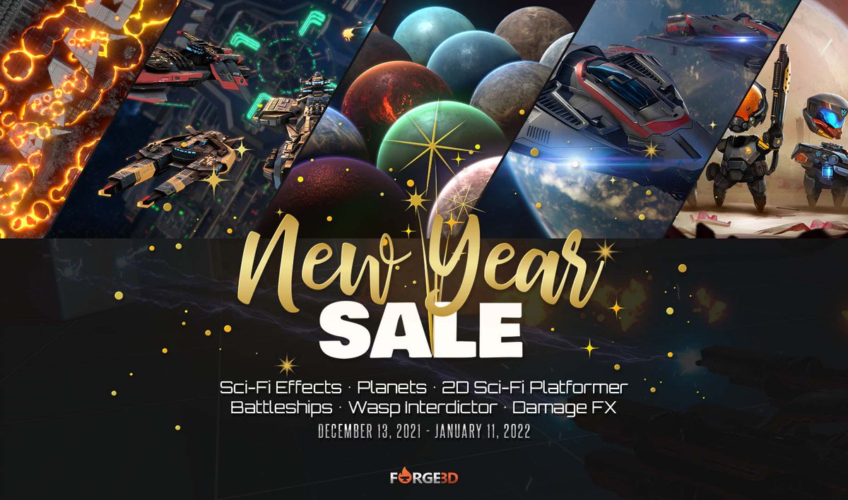 Forge_3D's tweet image. -50% New Year SALE @AssetStore 
assetstore.unity.com/publishers/2659
#unity3d #assetstore #gamedev
