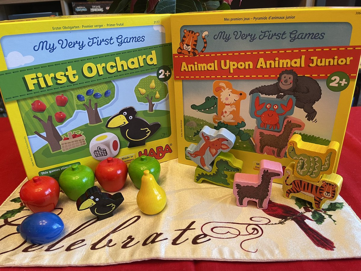 Saint Gaming (@saint_gamers) on Twitter photo Our latest episode of Game Night With the Saints features several categories for gift buying and in our Kids Category we feature 2 games by <a href="/HABAGamesUSA/">HABA Games @ 2622 PAXU</a>: First Orchard and Animal Upon Animal. Featured here are the junior versions our toddler adores. 🍎🦙🍐🐯 Our latest episode of Game Night With the Saints features several categories for gift buying and in our Kids Category we feature 2 games by <a href="/HABAGamesUSA/">HABA Games @ 2622 PAXU</a>: First Orchard and Animal Upon Animal. Featured here are the junior versions our toddler adores. 🍎🦙🍐🐯