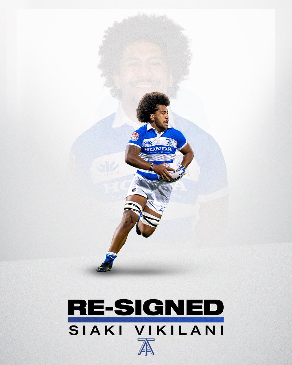 TorontoArrows's tweet photo. 𝐅𝐞𝐚𝐫. 𝐓𝐡𝐞. 𝐅𝐫𝐨.

Seven-cap @RugbyCanada international @SiakiV is back in blue and white for 2022. 🔵⚪

📰 » https://t.co/KhCFem8o9B

#ArrowsUp https://t.co/CSrs1BFxKv