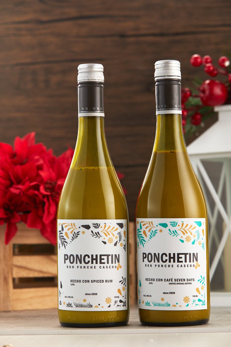 ¡Que no falte el Ron Ponche!
Ponchetin 🎅:
Ron Ponche hecho con amor y especias del caribe.
Con café y sin café.
$20 c/u