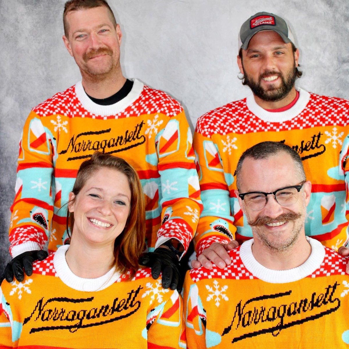 Gansettbeer's tweet image. Day Four of ‘Gansett Christmas! We’re giving away two do our SOLD OUT Christmas Sweaters. RT to win - must be following us @Gansettbeer 🎄