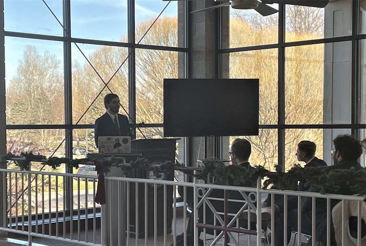 HolyCrossND's tweet photo. 2021 Theology Senior Thesis Public Presentations! We heard “The Sacramental Graces of Holy Orders” from Ben Anderson, “Sacramentum Formarum: On the Nature of Art and Architecture” from Dane Litchfield, and “Reclaiming Catholic Education in America” from Connery McFadden. https://t.co/Vv1rKP1eui