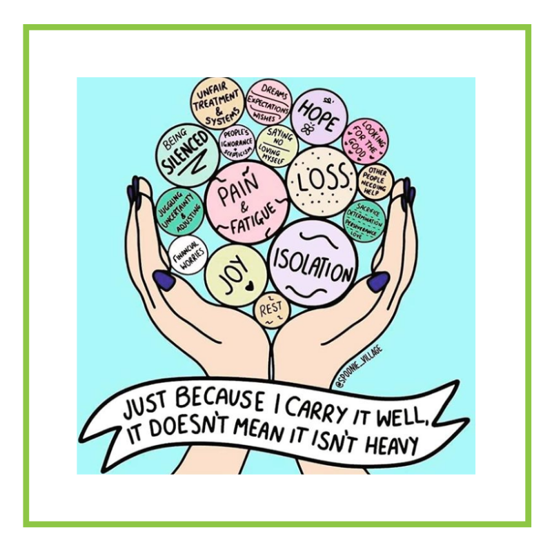 LymeNowSupport's tweet photo. Lyme and its related co-infections are heavy loads to bear, both mentally and physically. We hope we can lighten your burden. We stand with you and we love you π #LymeSupport #LymeCommunity https://t.co/j1CuoIMkRn