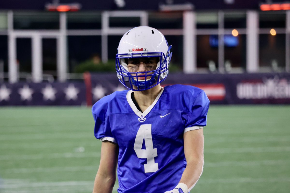 ScitFootball's tweet photo. Congrats to Senior James Cannon on being named a Patriot League Fisher Divison All-Star.  Cannon led the Sailors with 50 receptions, 796 yards and 9 TD’s.  Also led on defense with 5 INT’s. ⚓️🏈🏆 @JCannon_10 @ScitAthletics @scituatehigh https://t.co/IZkgc4jiEe