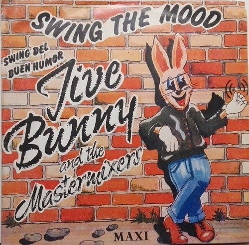 Z95BuenosAires's tweet image. En el PUESTO 1 del #Ranking de la #Z95, avanzando desde la segunda posición, encontrábamos en Diciembre de 1989 al conejito #JiveBunny and the Mastermixers y el primer megamix de una batería de éxitos “Swing the mood”