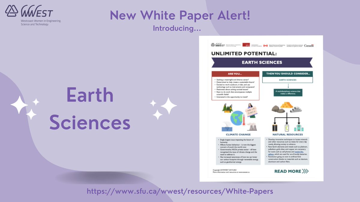 WWEST.ca (@wwest_sfu) on Twitter photo We are very excited to add another White Paper to our collection: "Earth Sciences," in which we explore the unlimited potential of careers in this field! We extend big thanks to Dr. Eileen van der Flier-Keller of <a href="/SFUEarthScience/">SFU - Earth Sciences</a> for her help on this one! i.sfu.ca/yDnlIO We are very excited to add another White Paper to our collection: "Earth Sciences," in which we explore the unlimited potential of careers in this field! We extend big thanks to Dr. Eileen van der Flier-Keller of <a href="/SFUEarthScience/">SFU - Earth Sciences</a> for her help on this one! i.sfu.ca/yDnlIO