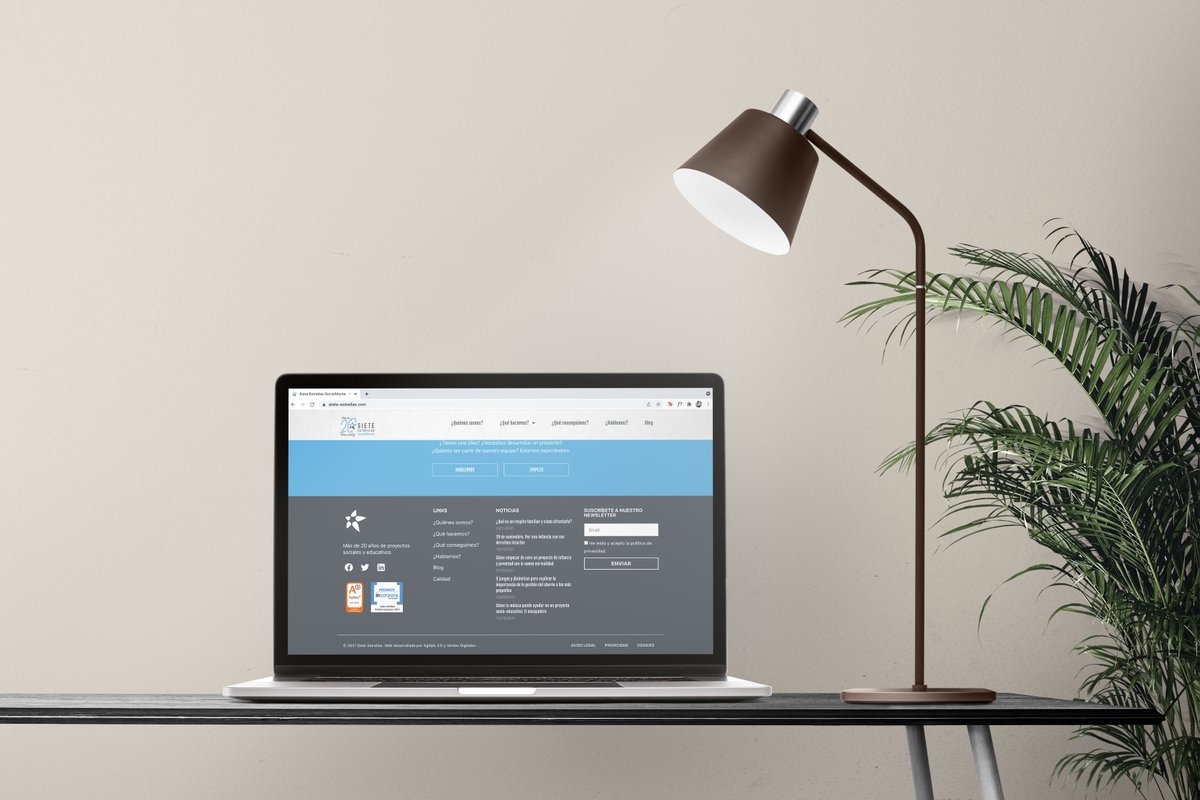 Te ponemos al día de todo lo que pasa en Siete Estrellas - SocialMente y serás la primera persona en enterarse de las nuevas ofertas de trabajo que van saliendo, en nuestra Newsletter 😌

Suscríbete en ➡️ siete-estrellas.com