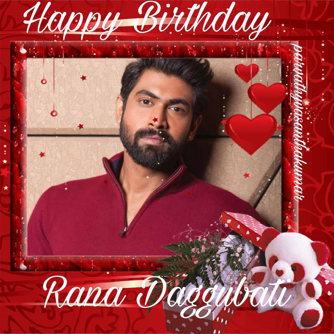 Happy birthday
Rana daggubati   