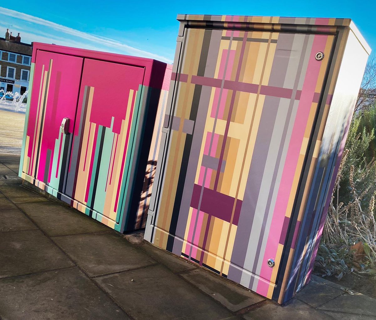 RoutedinB's tweet photo. We are really pleased to share these ‘portraits’ inspired by awesome individuals from the Routed Project. Here are Roseanna and Claire along with their photo portraits #publicart #fun #heritagelotteryfunded @heritagefunduk @barnsleymht @barnsleymuseums @lynnfinlay1 https://t.co/R8GIkm7a1t