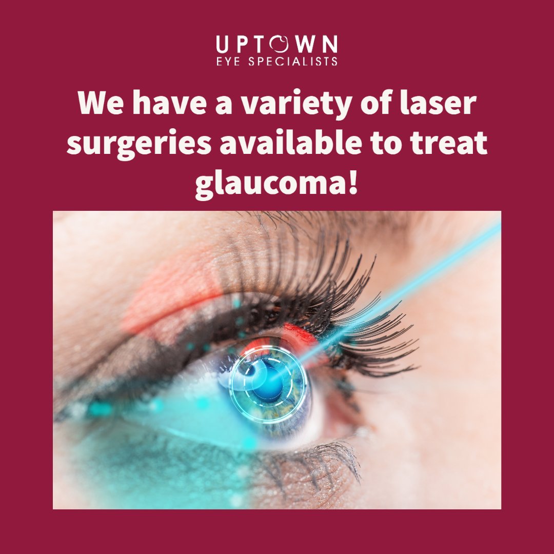 uptown_eye's tweet photo. Laser surgery has become an important treatment for a variety of eye conditions and diseases. To treat glaucoma, a variety of laser surgeries are available at UES. All are carefully applied to accommodate the unique needs of your eye. https://t.co/SfUFfIfpG6 #UptownEye #glaucoma https://t.co/GptCGzUux9