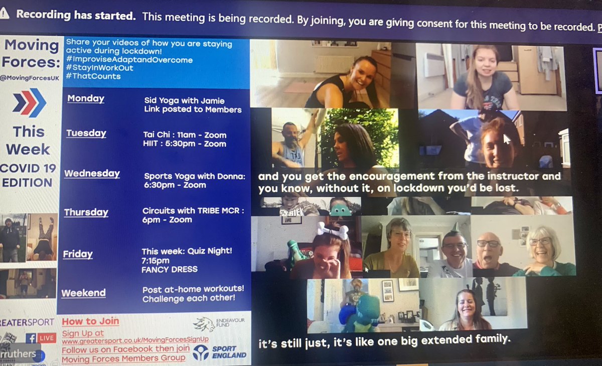 Great to join GM leaders <a href="/MovingForcesUK/">Moving Forces</a> to hear the learning from last 3yrs.  

Great depth &amp; breadth. A brilliant eg of adapting, evolving, challenging &amp; letting go.  

Imp. points about creating space for honest reflection, meaningful measurement &amp; for decentring sport.