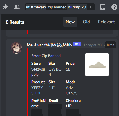 m1das14's tweet image. RIP new addy  🥲 
S/O @MEKRobotics, @TohruAIO_ , and @whatbotisthis 

@pongproxies / @DonutProxies / @Diamond_proxies / @taroproxies

@CSBotters