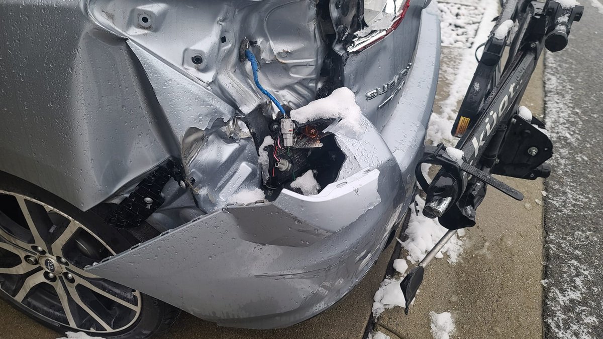 In search of dash cam footage on Hwy 99 between Hwy 91 and Ladner Trunk Rd on Fri Dec 10 about 12:30 showing a white lifted F250 or 350 excessively speeding and driving erratically. He hit me and ran, I drive a gray Subaru Impreza #Delta #Surrey #whiterockbc